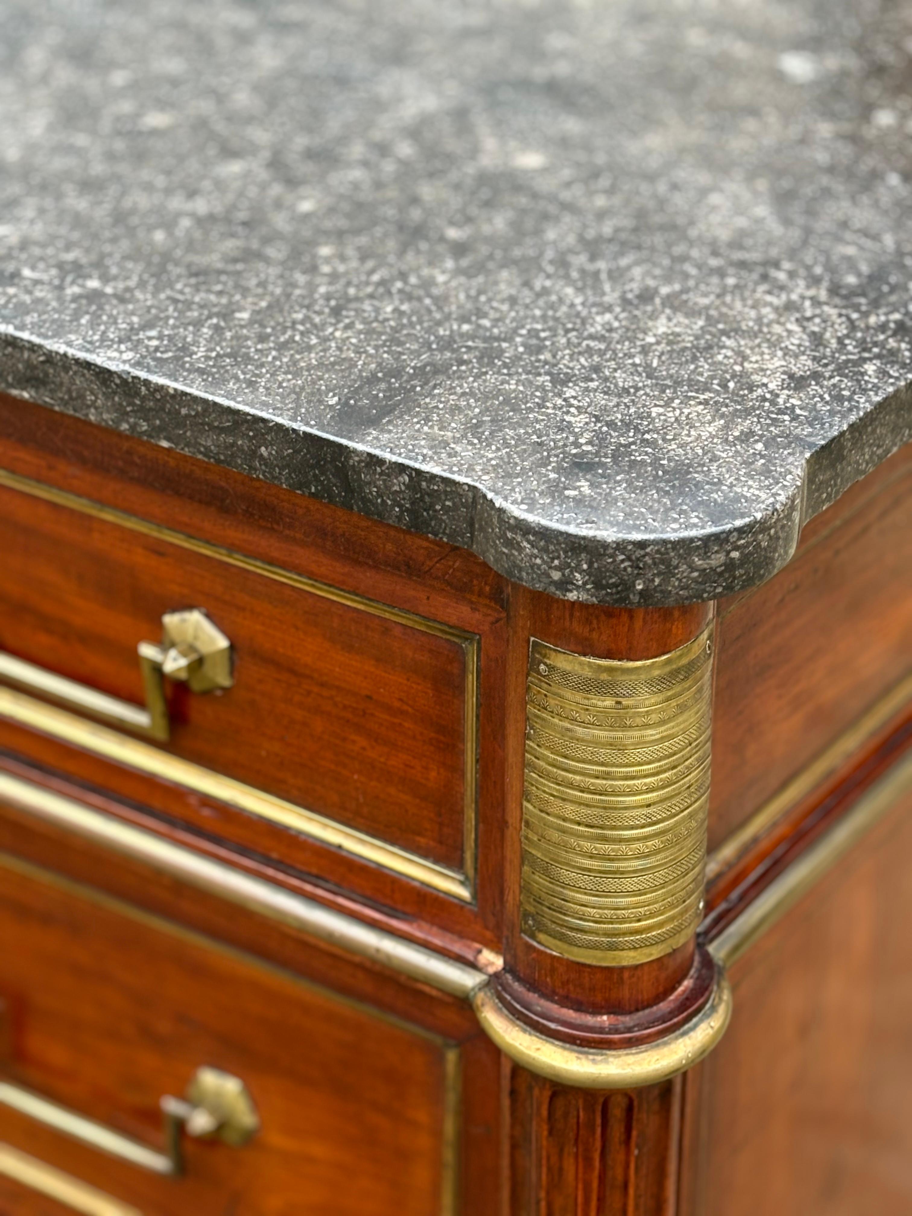 18th Century Louis XVI Mahogany Commode 2