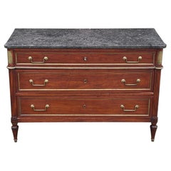18th Century Louis XVI Mahogany Commode