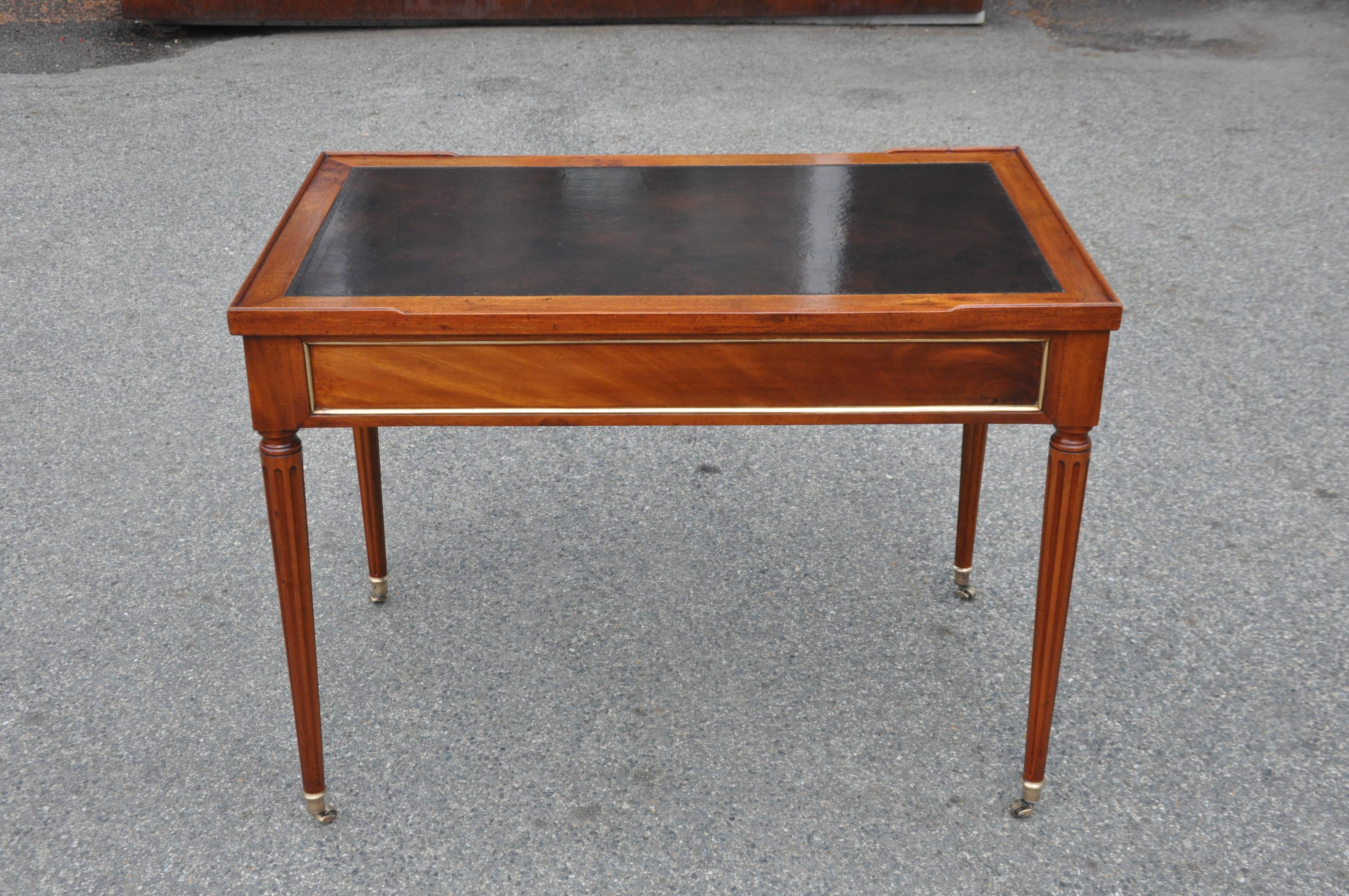18th Century Louis XVI Mahogany Game or Tric-Trac Table 1