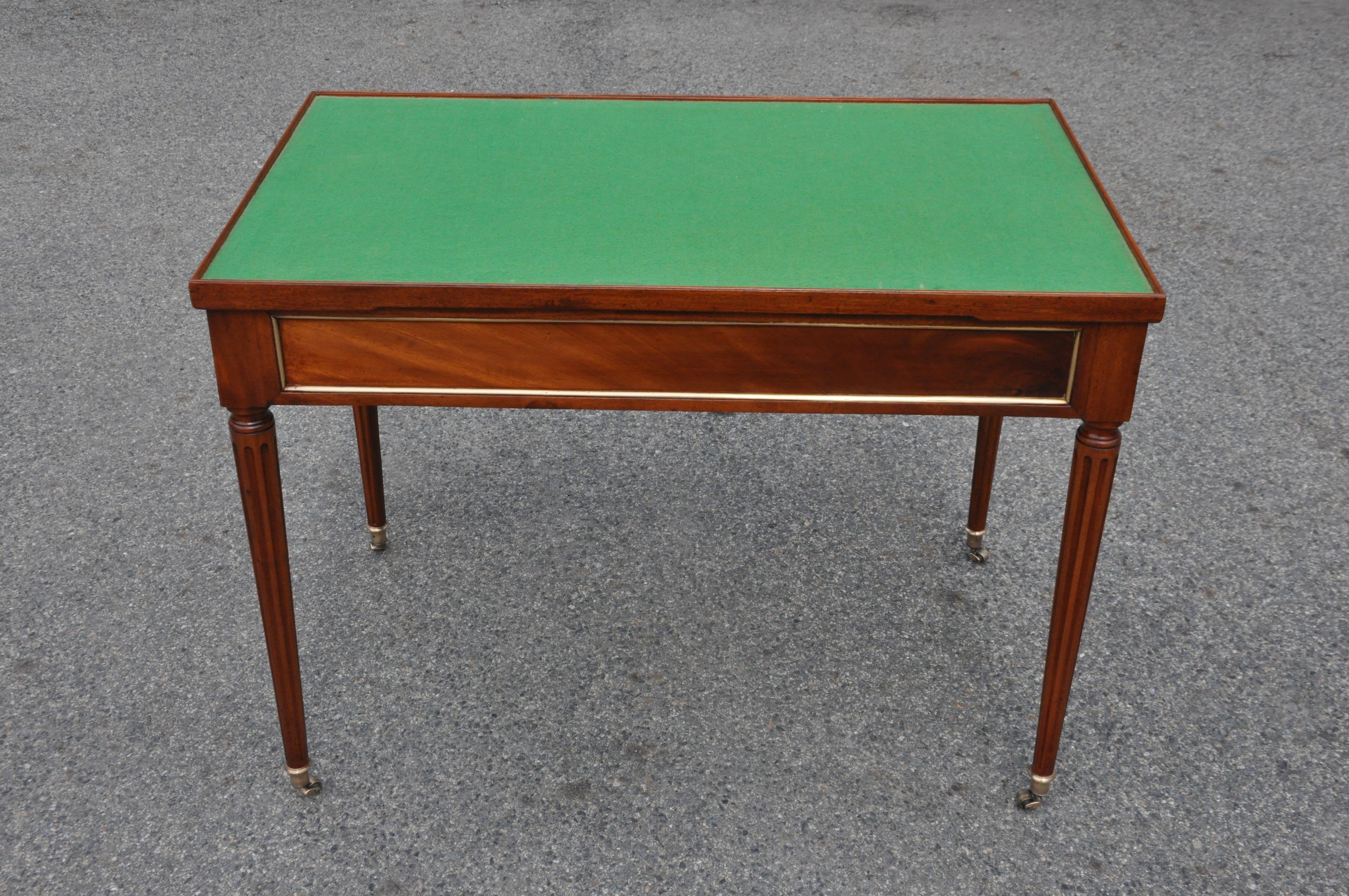 18th Century Louis XVI Mahogany Game or Tric-Trac Table 2