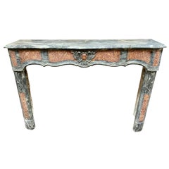 Antique 18th Century Louis XVI mantel from France
