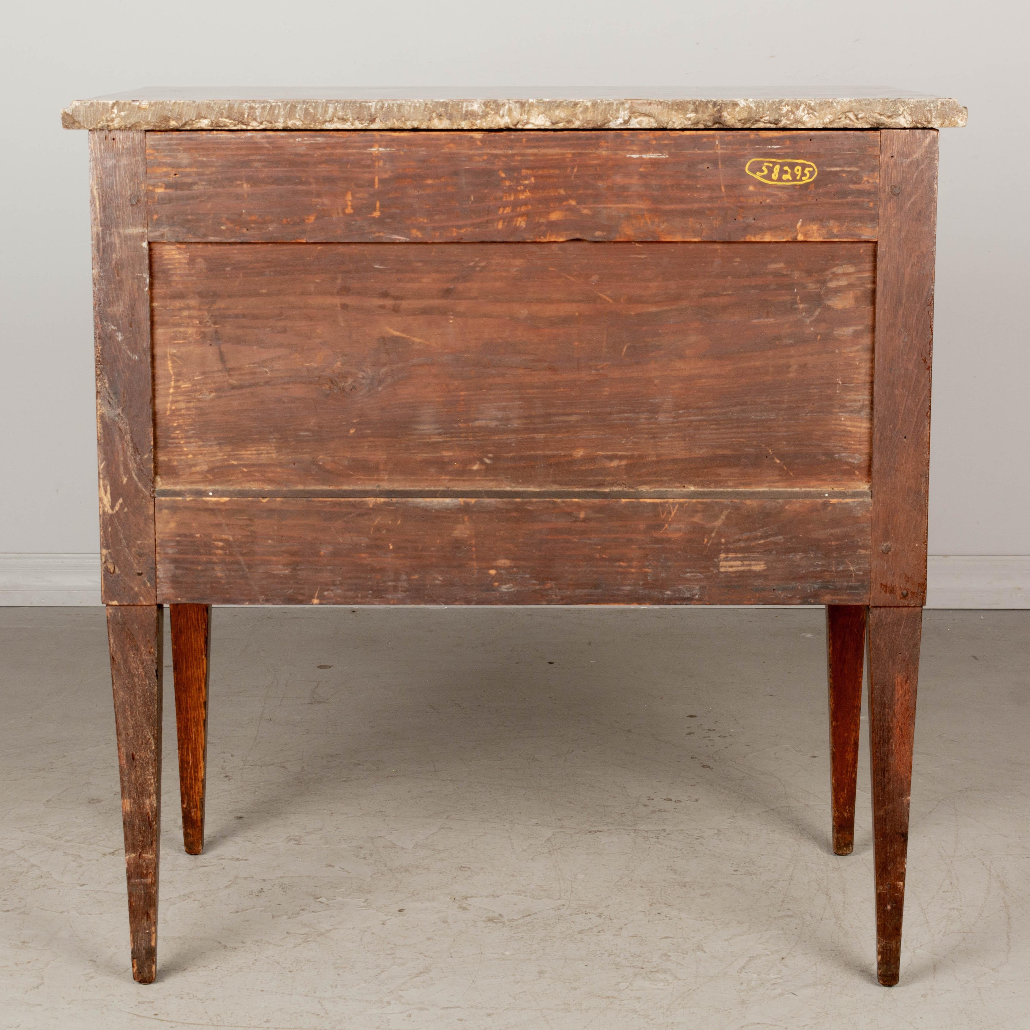 18th Century Louis XVI Marquetry Commode In Good Condition For Sale In Winter Park, FL