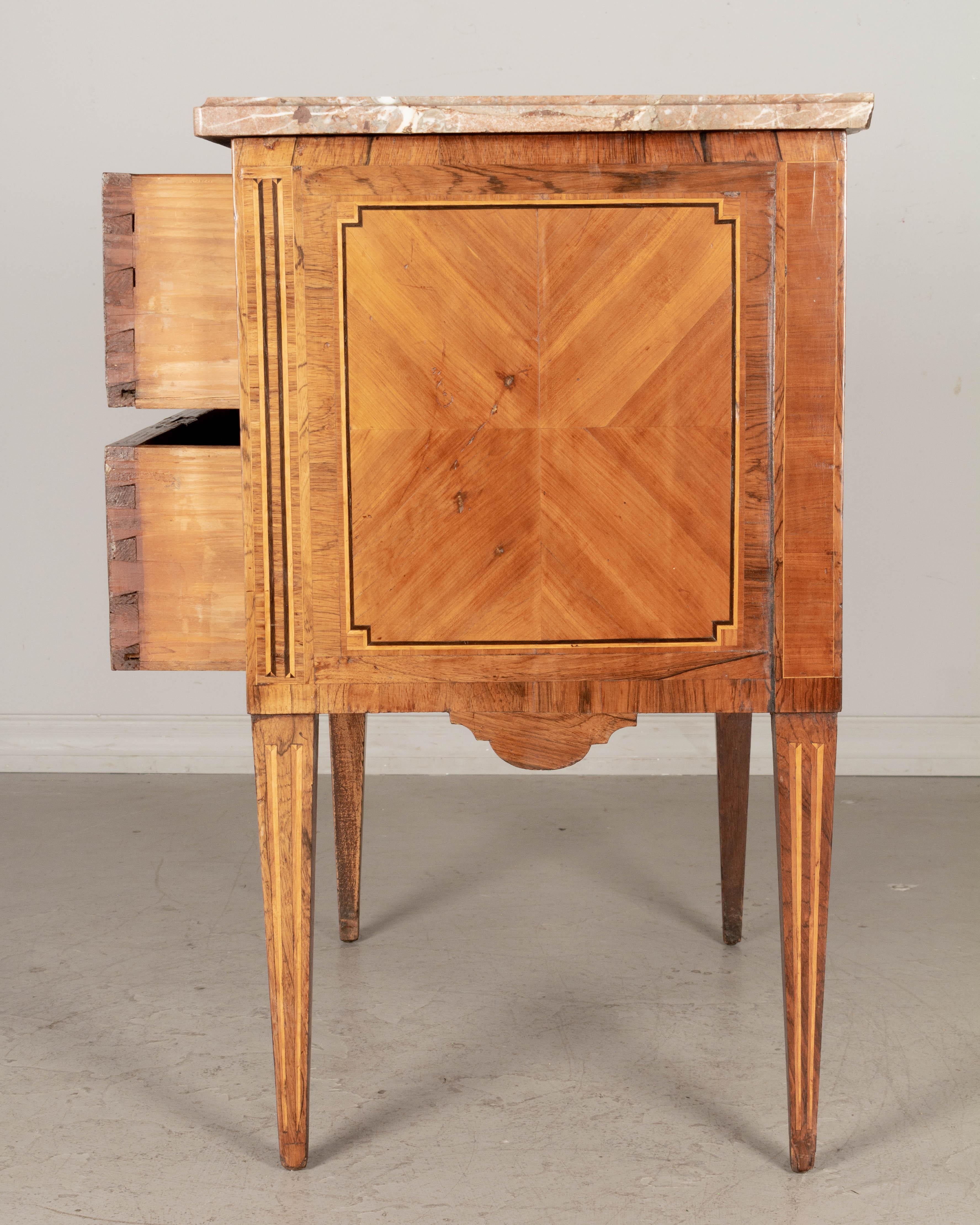 18th Century Louis XVI Marquetry Commode For Sale 2
