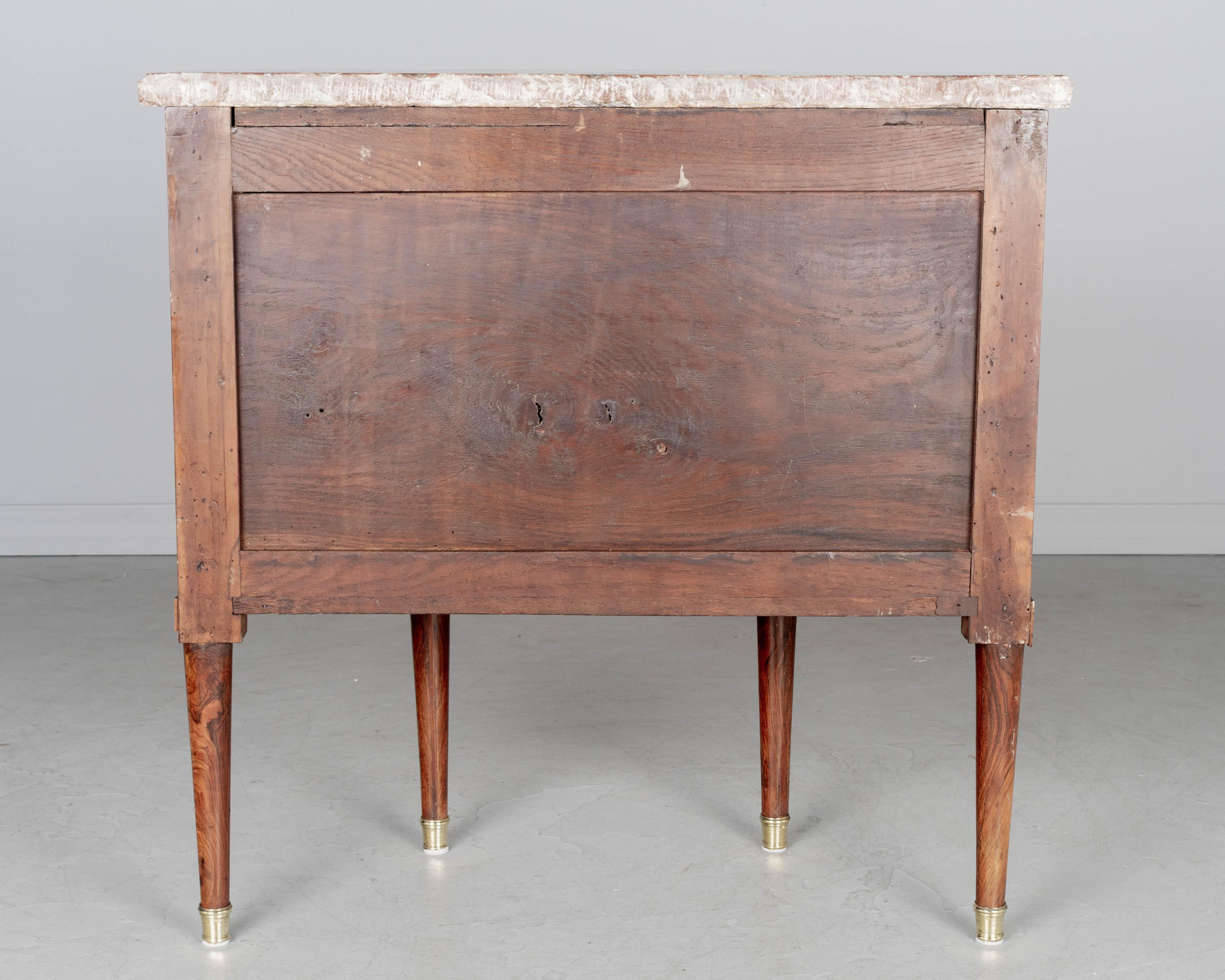 Commode o console Demilune intarsiata Luigi XVI del XVIII secolo in vendita 4