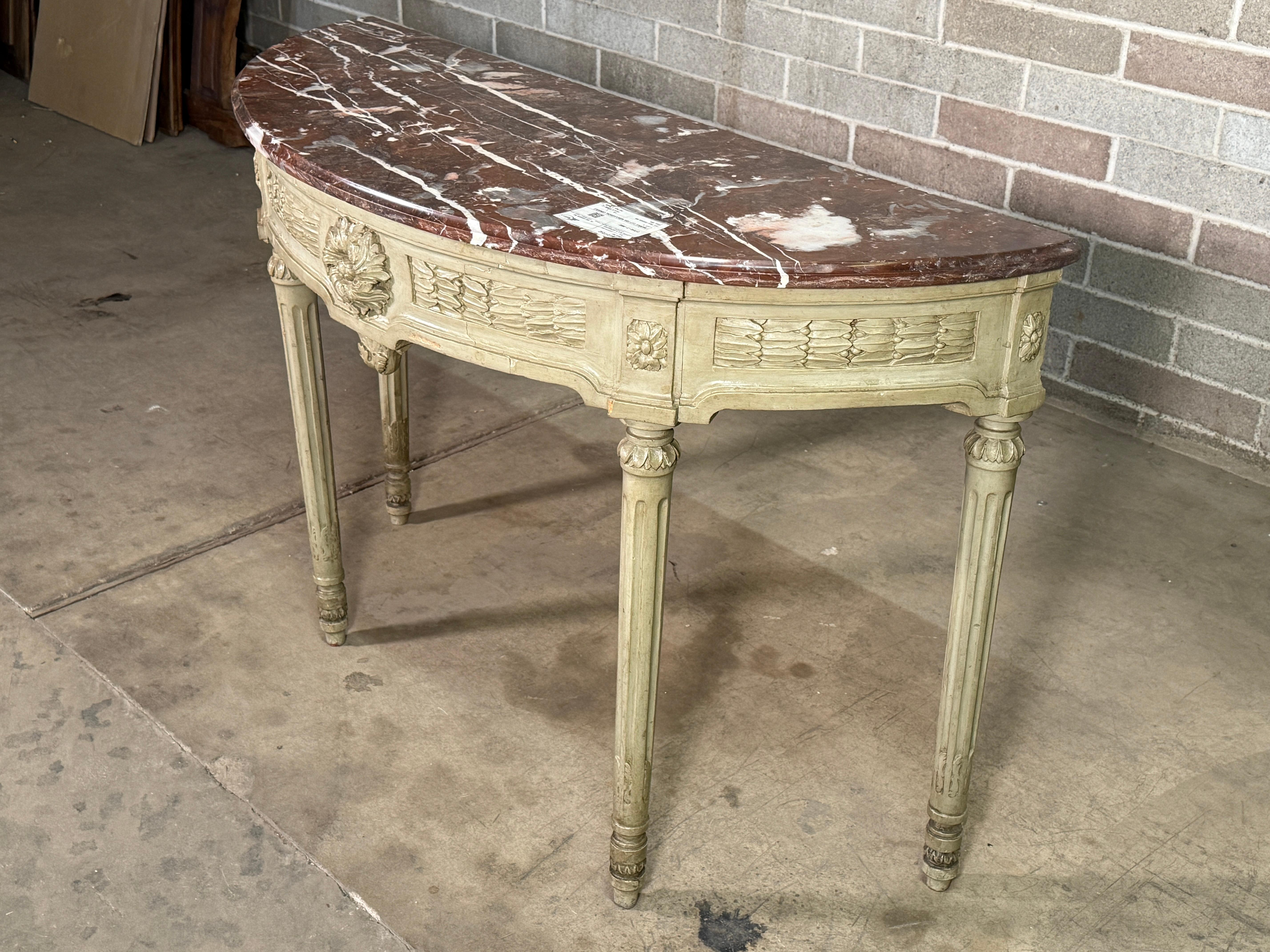 French 18th Century Louis XVI Neo Classic Console For Sale