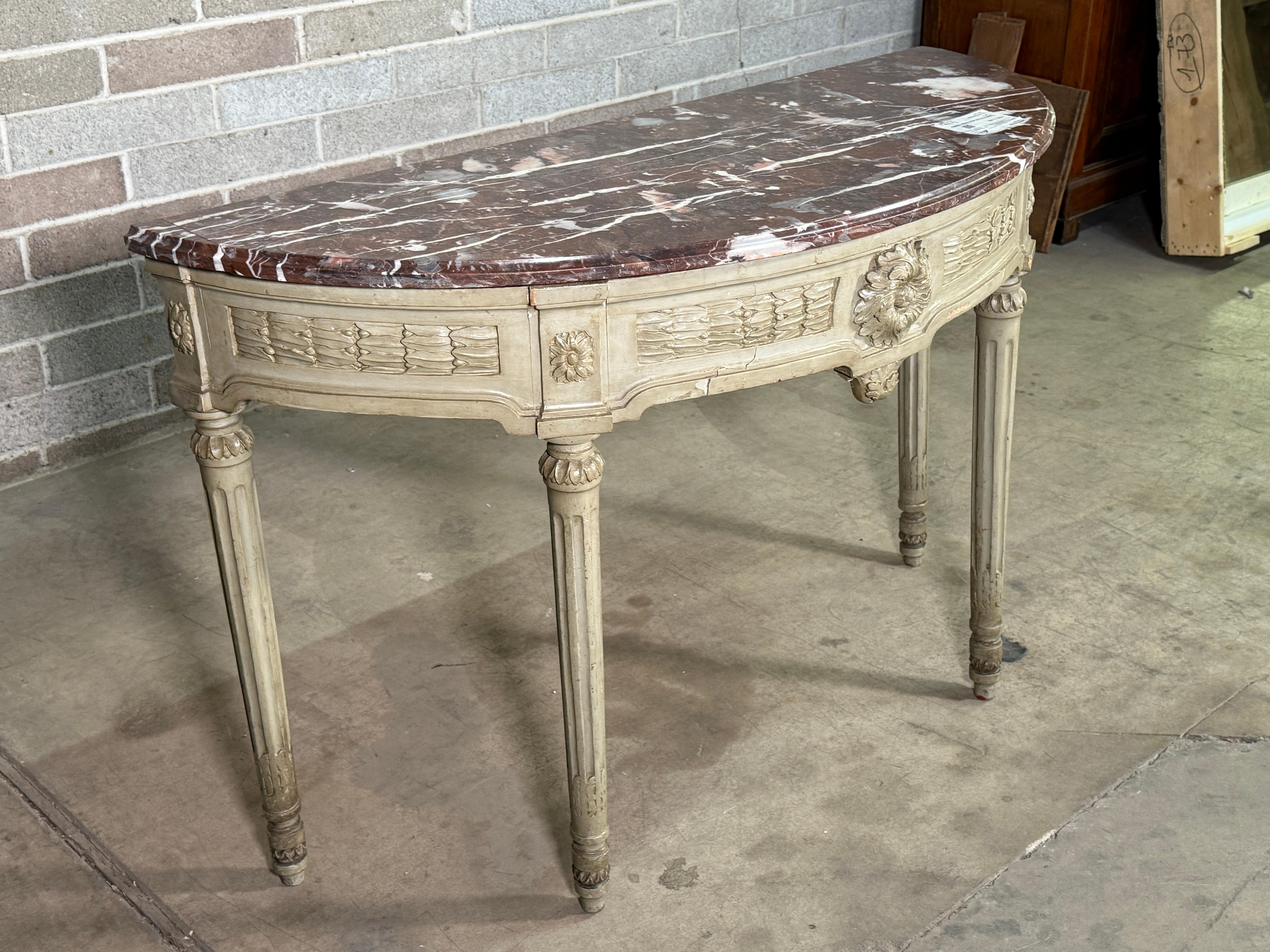 18th Century Louis XVI Neo Classic Console In Good Condition For Sale In Scottsdale, AZ