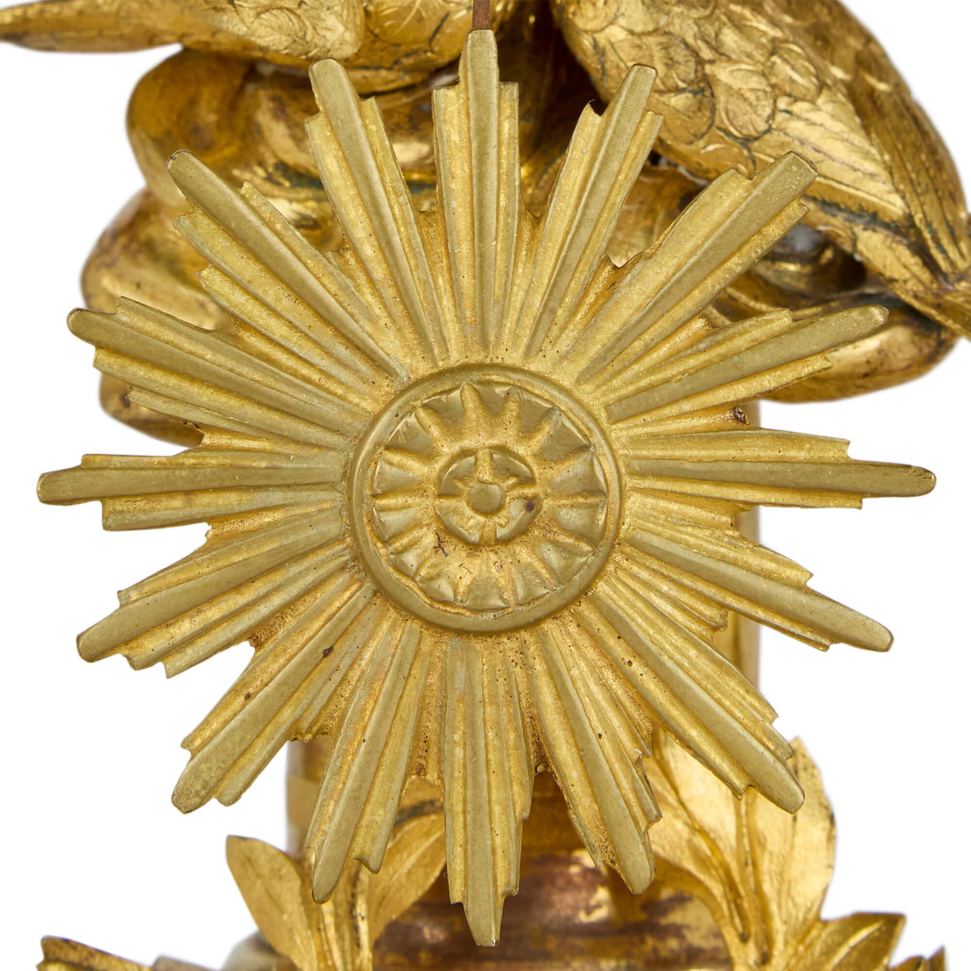 Enamel 18th Century Louis XVI Ormolu and Marble Cercle Tournant Mantel Clock by Lepaute For Sale