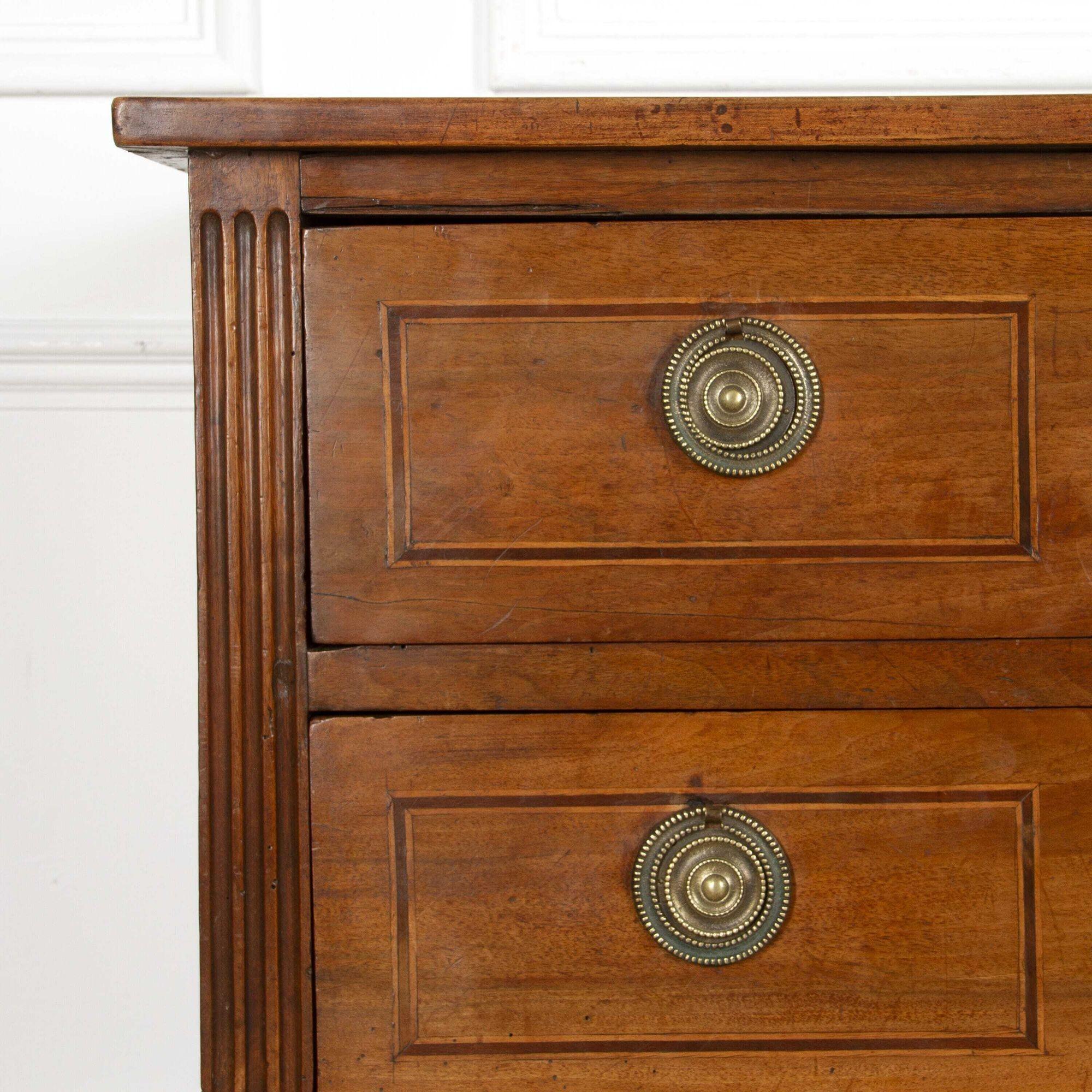 18th Century Louis XVI Parquetry Commode In Excellent Condition For Sale In Gloucestershire, GB