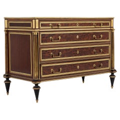18th Century Louis XVI Period French Mahogany Commode