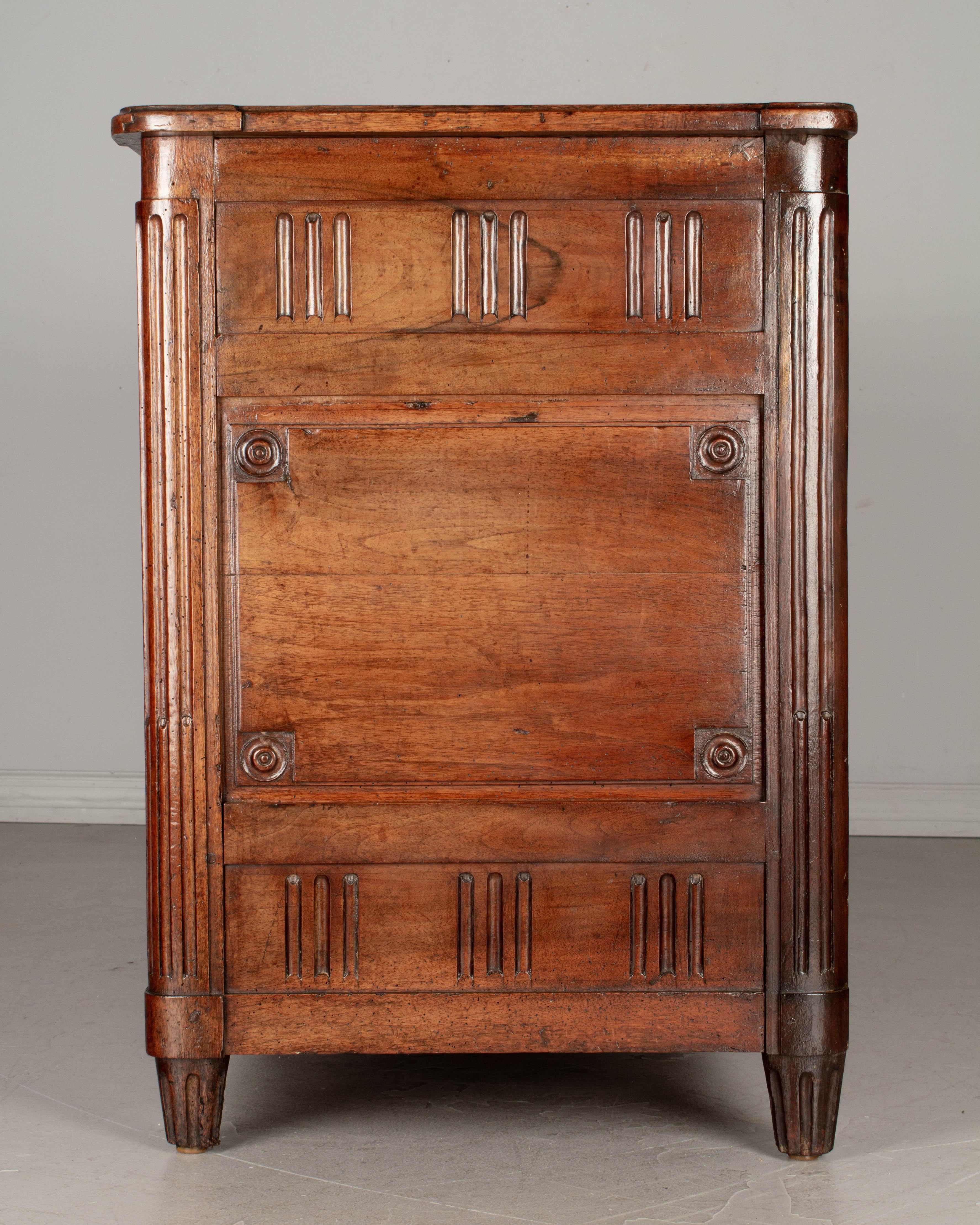 18th Century Louis XVI Period Walnut Commode For Sale 2