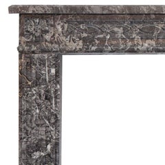 18th Century Louis XVI St Anne's Marble Fireplace Mantel