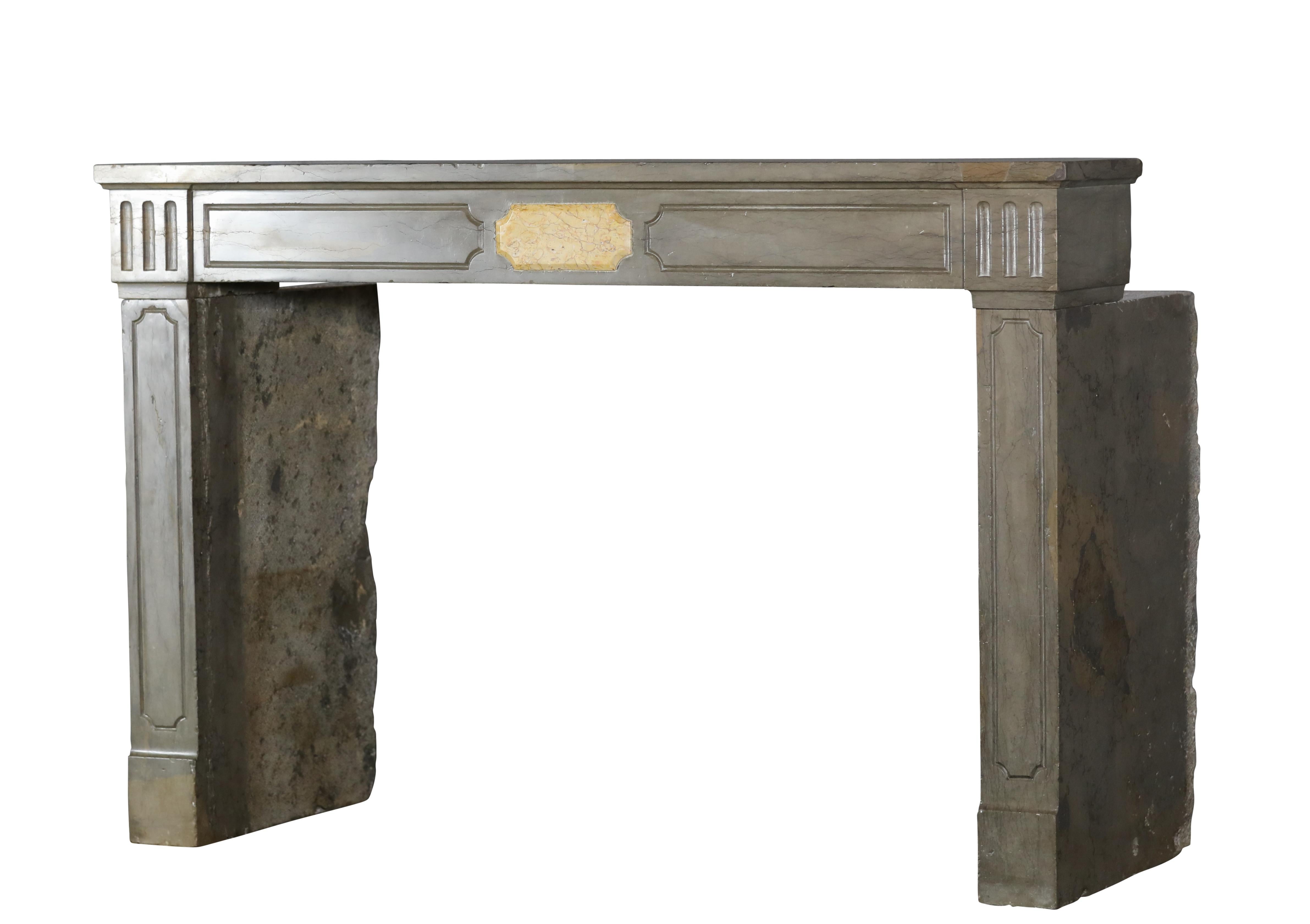 Camino classico in pietra francese del 18° secolo in stile Louis XVI, Classic Mantels in vendita 10