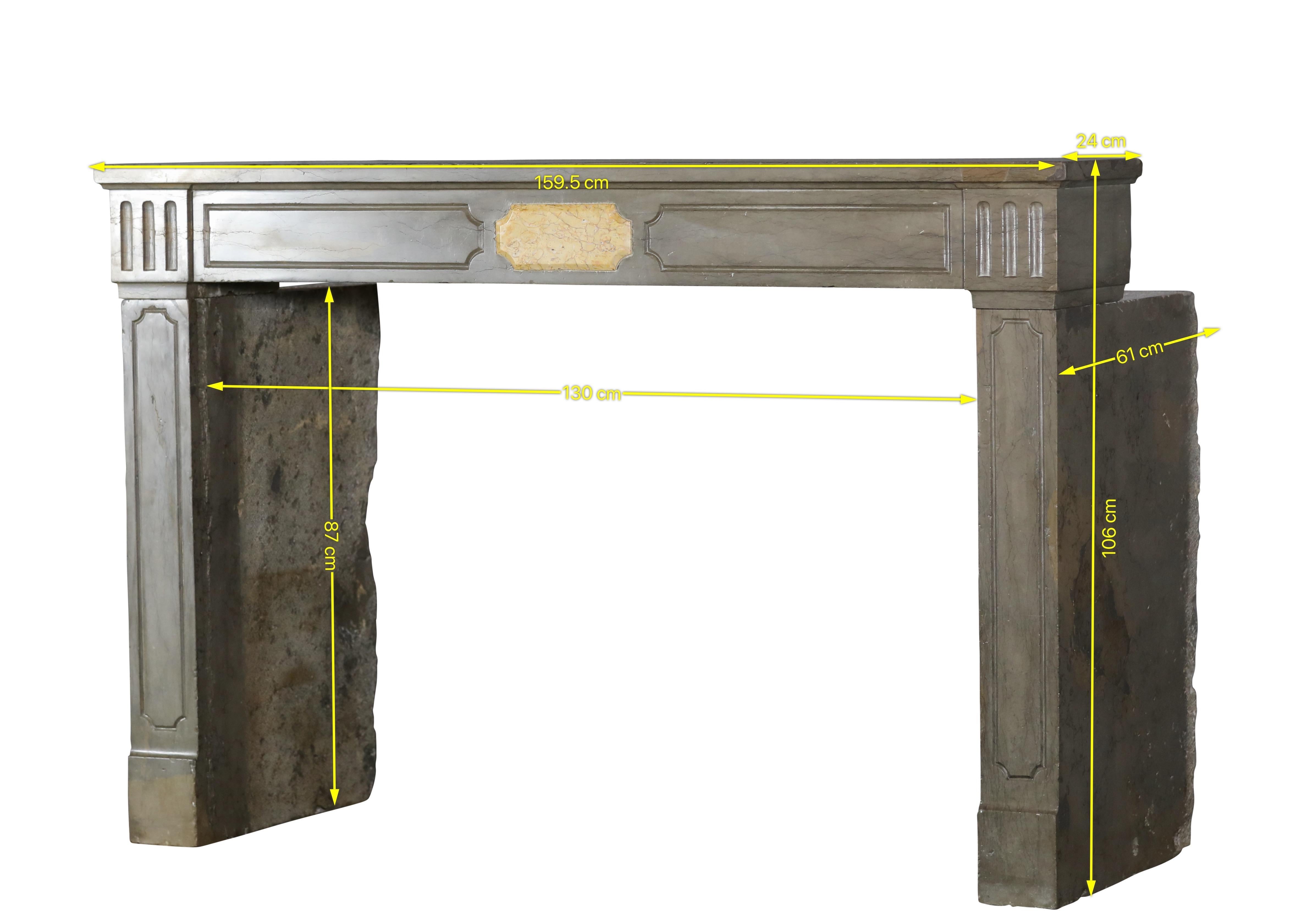 Luigi XVI Camino classico in pietra francese del 18° secolo in stile Louis XVI, Classic Mantels in vendita