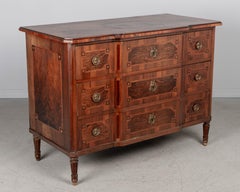 18th Century Louis XVI Style Marquetry Commode