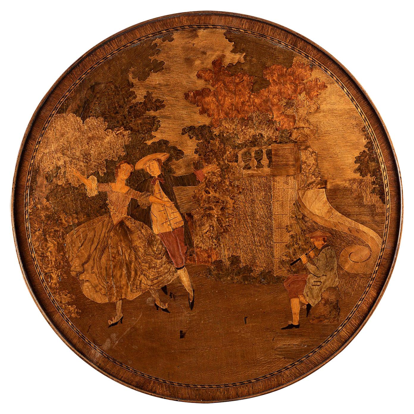 18th Century Louis XVI Style Parquetry Games Table