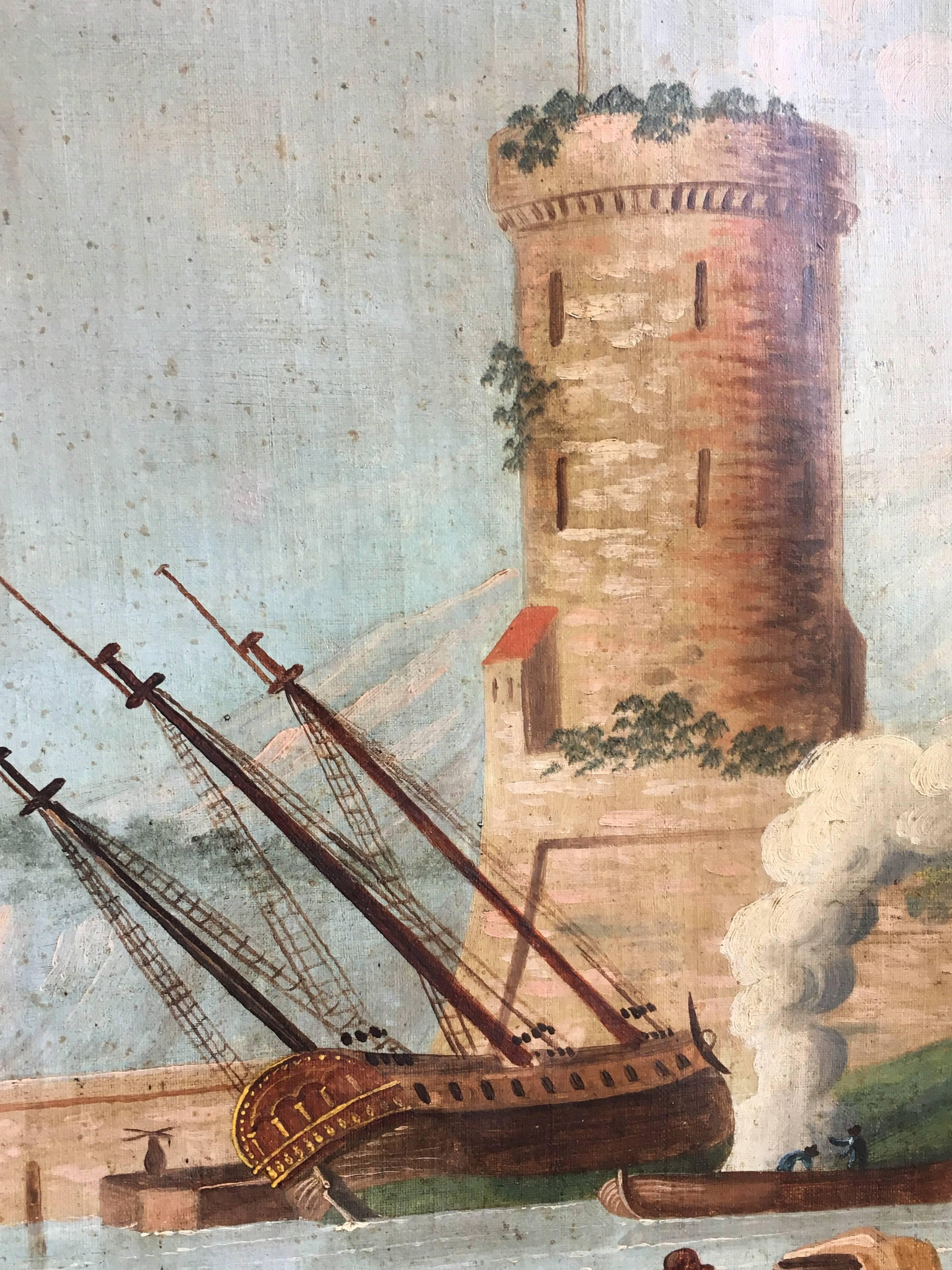 18th Century Louis XVI Trumeau, La Rochelle In Excellent Condition In Doylestown, PA