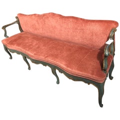 18th Century Louis XVI Venetian Lacquered Sofa, 1790s