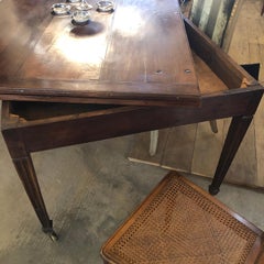 18th Century Louis XVI Walnut Portefeuille or Wallet Table