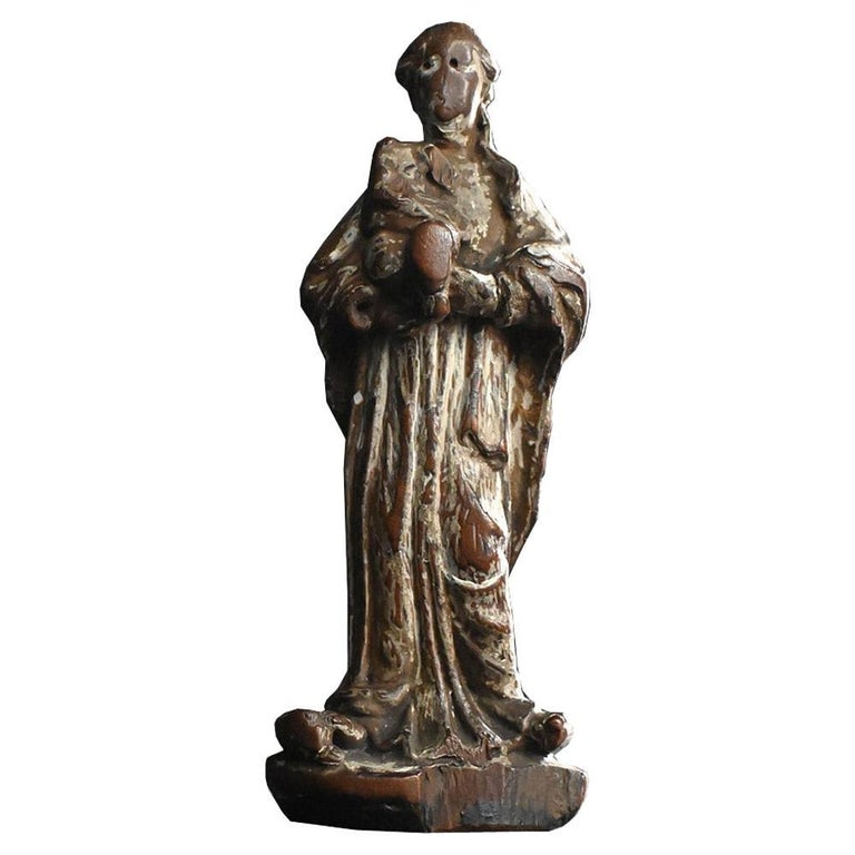 18th Century Madonna and Child Figure For Sale at 1stDibs