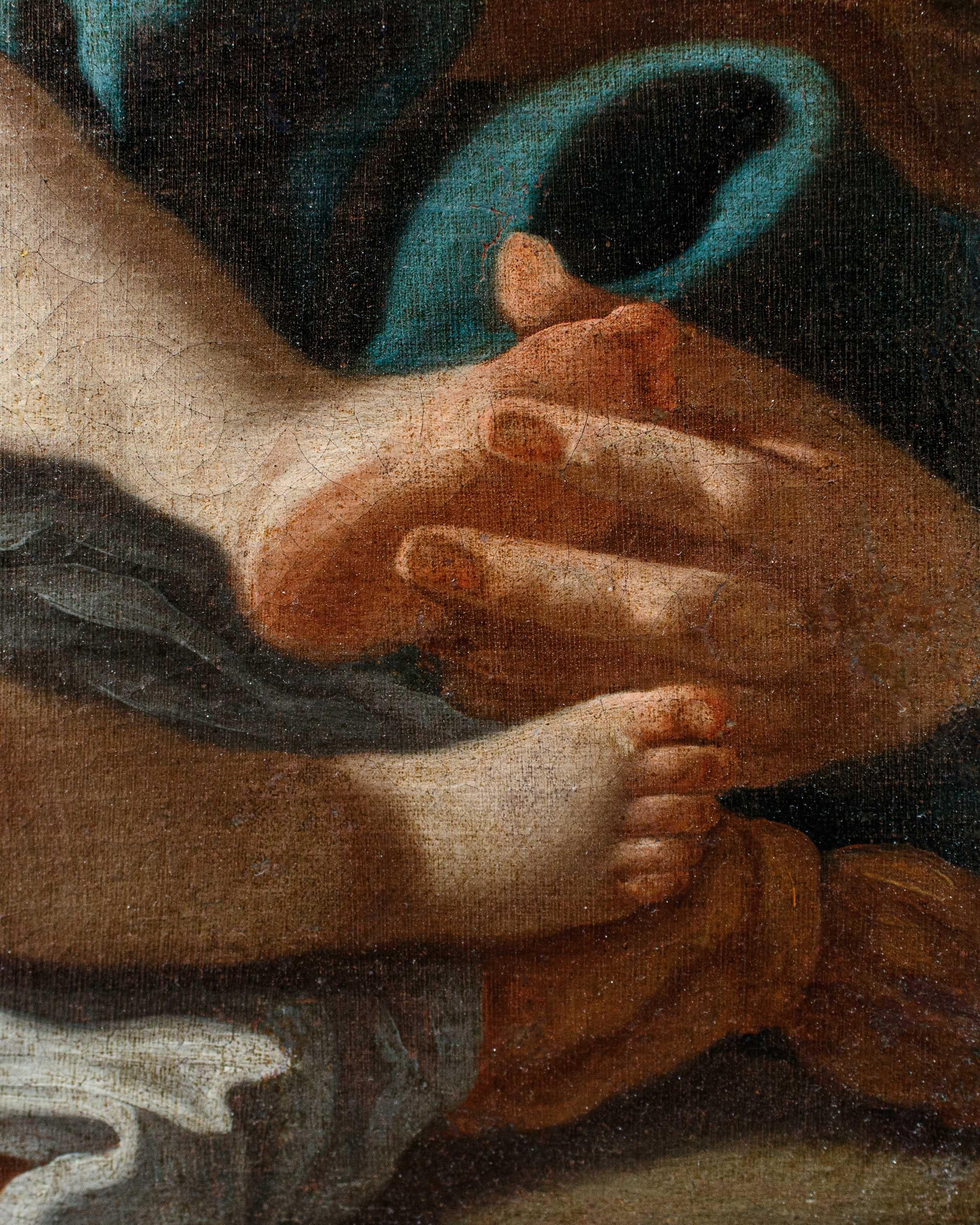 18th Century Madonna and Child Oil on Canvas by Pietro Bardellino For ...