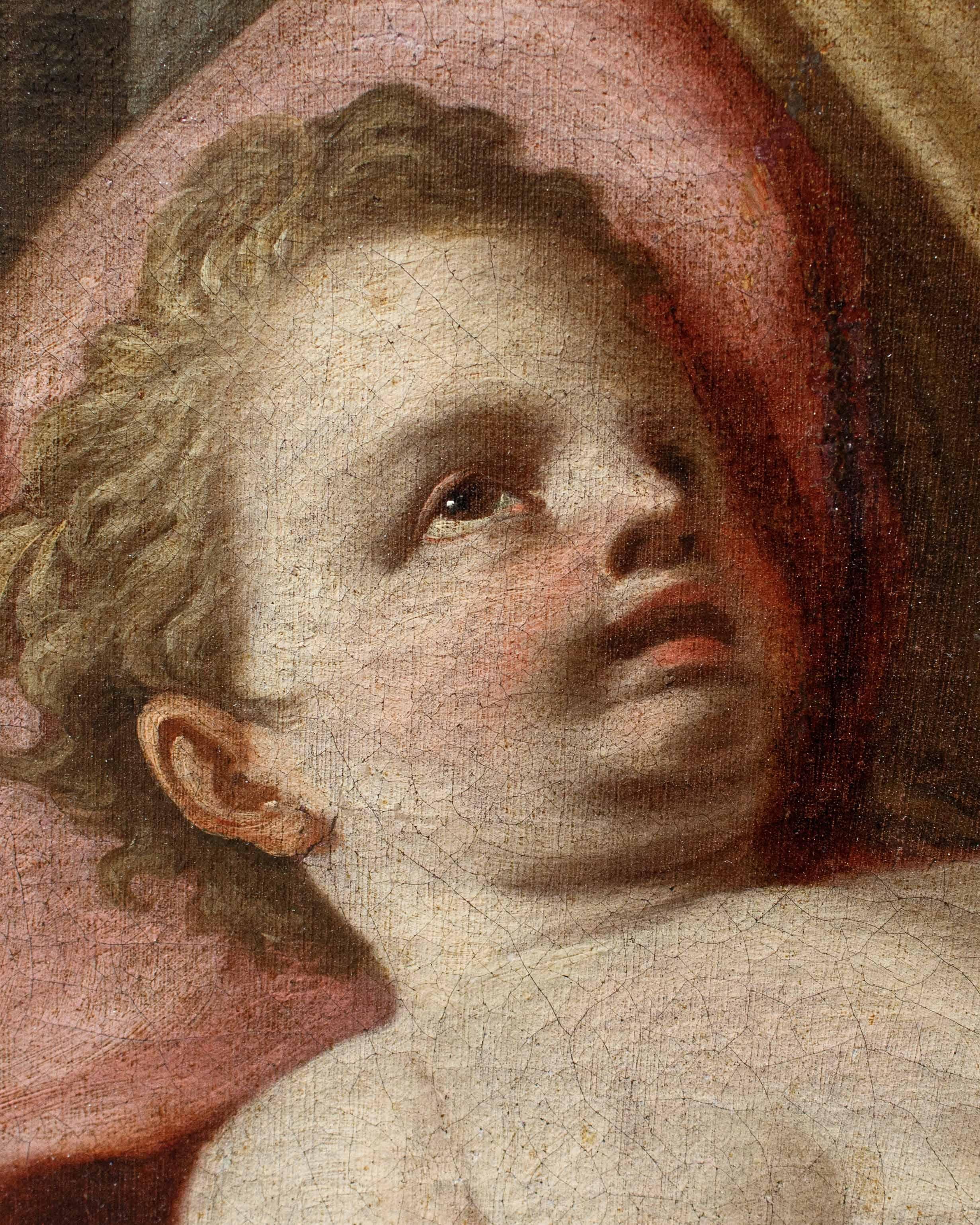 18th Century Madonna and Child Oil on Canvas by Pietro Bardellino For ...