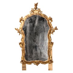 Antique 18th Century Magnificant Venetian Gilded crafted Wall Mirror