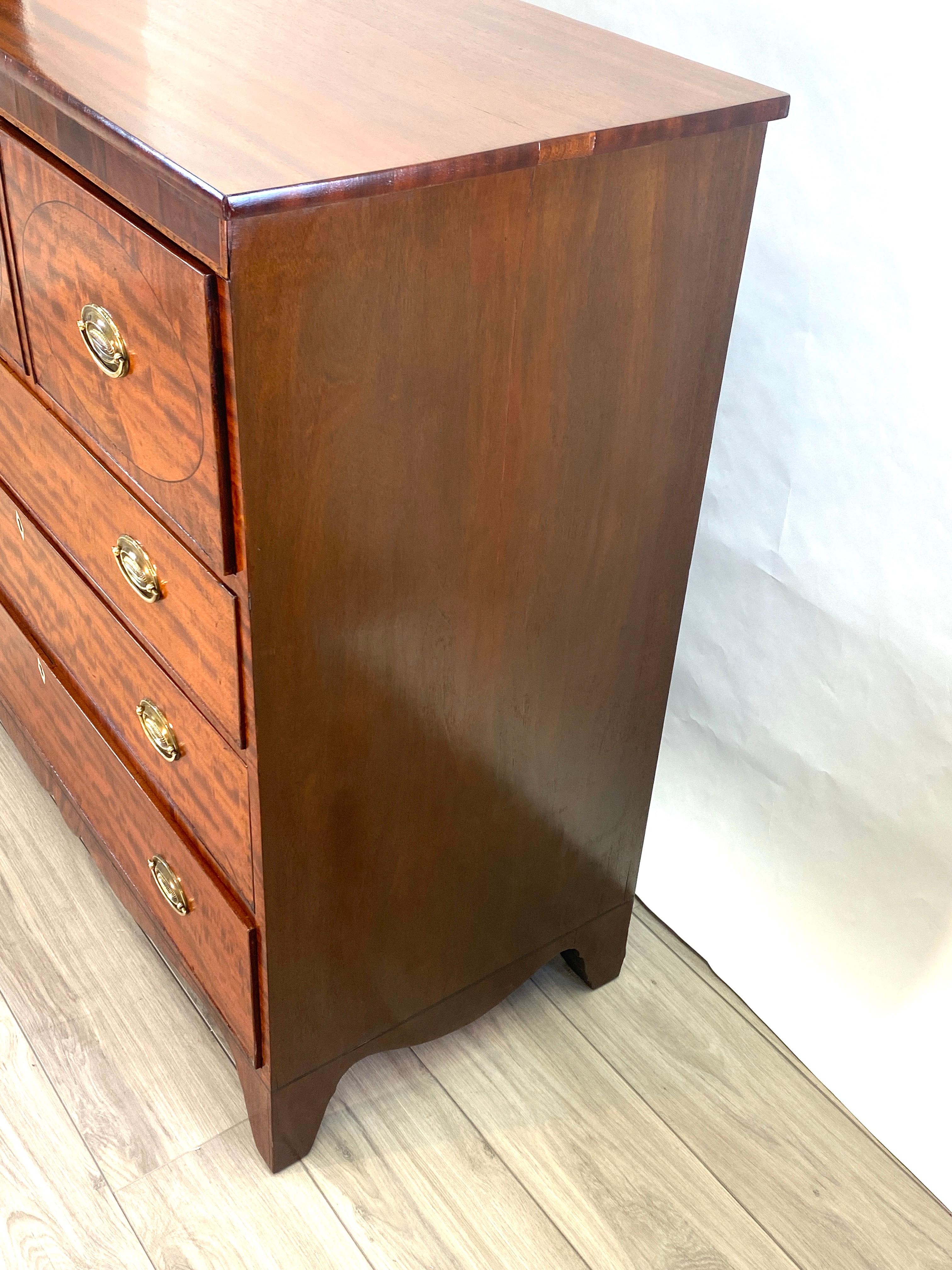 18th Century Mahogany American Federal Period Butlers Chest 3