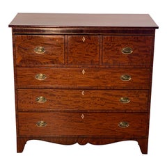 18th Century Mahogany American Federal Period Butlers Chest
