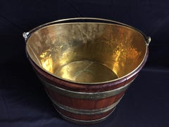18th Century Mahogany and Brass Wine Cooler