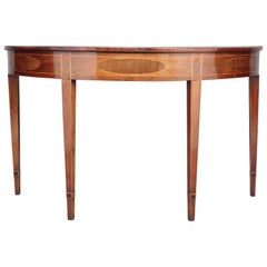 18th Century Mahogany and Inlaid Console Table