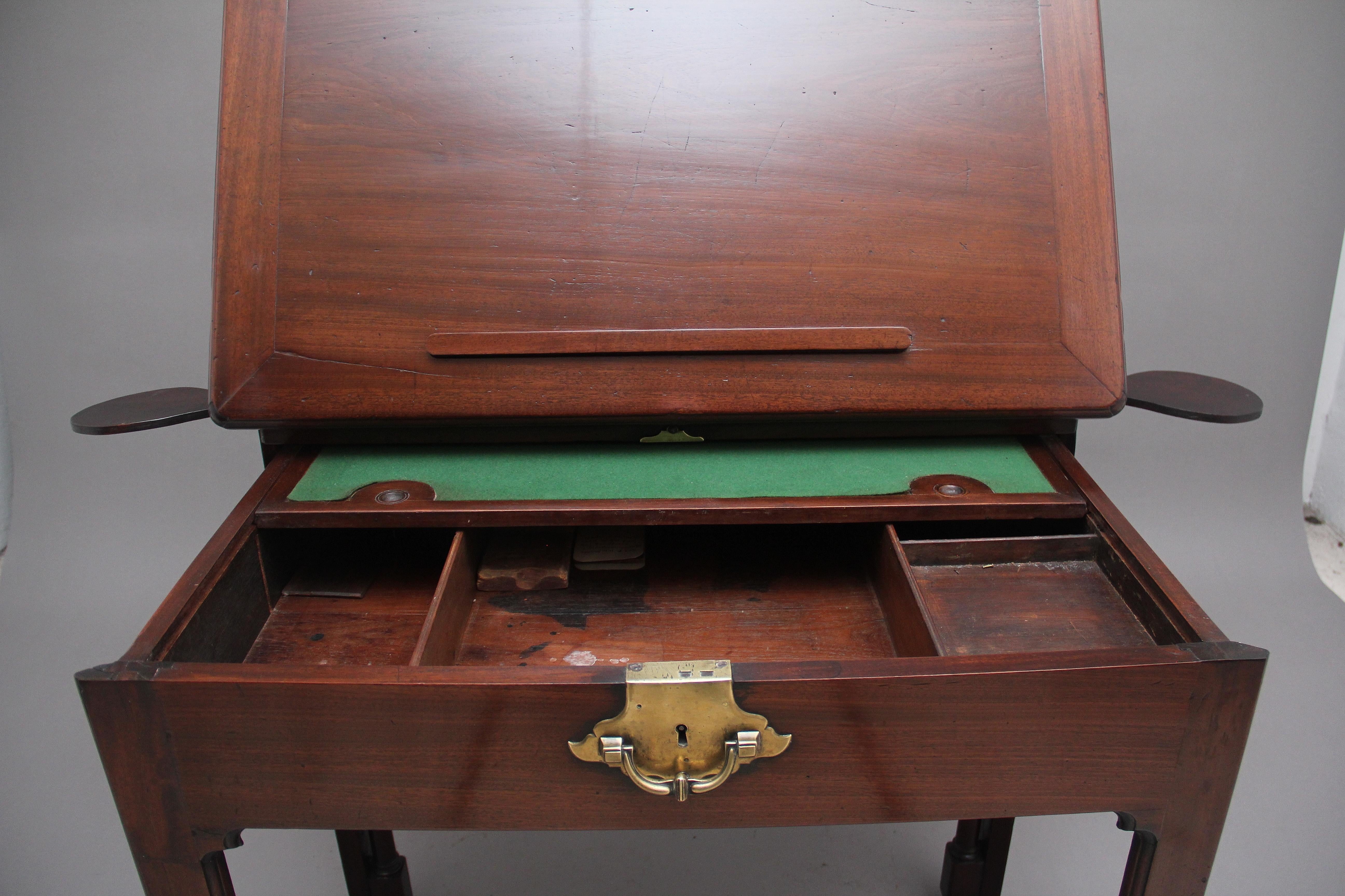 18th Century, Mahogany Architect's Desk 3