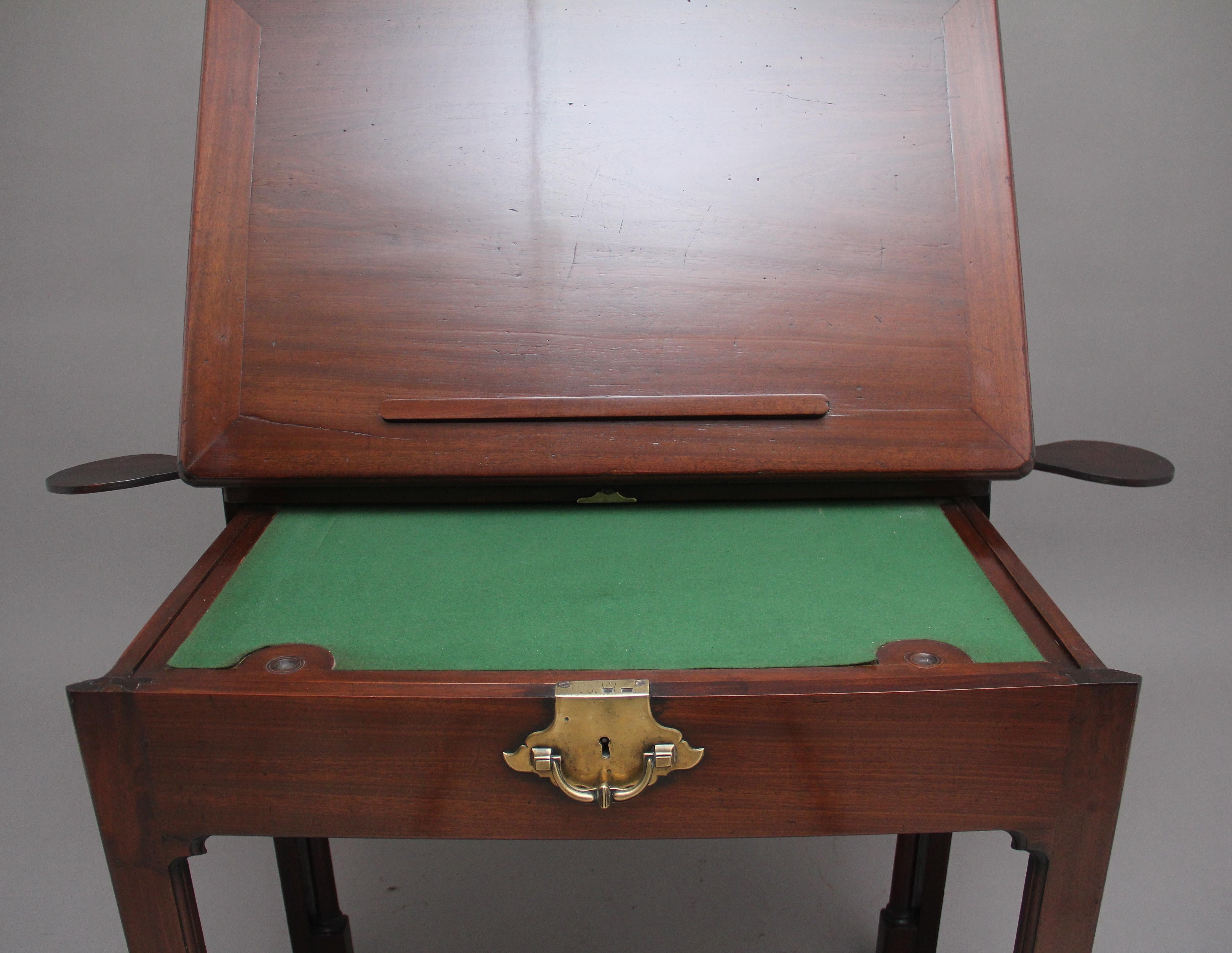 18th Century, Mahogany Architect's Desk 2