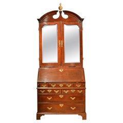 18th Century Mahogany Architectural Bureau Bookcase