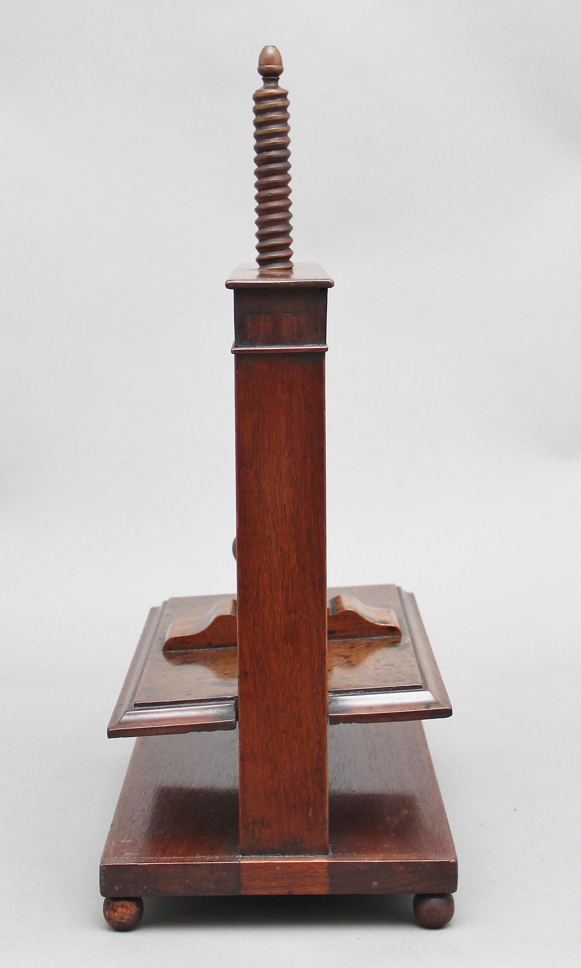 18th Century Mahogany Book Press 1