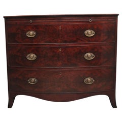 Antique 18th Century mahogany bowfront chest of drawers