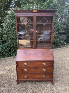 18th Century Mahogany Bureau Bookcase