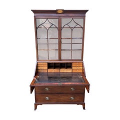 18th Century Mahogany Bureau Bookcase