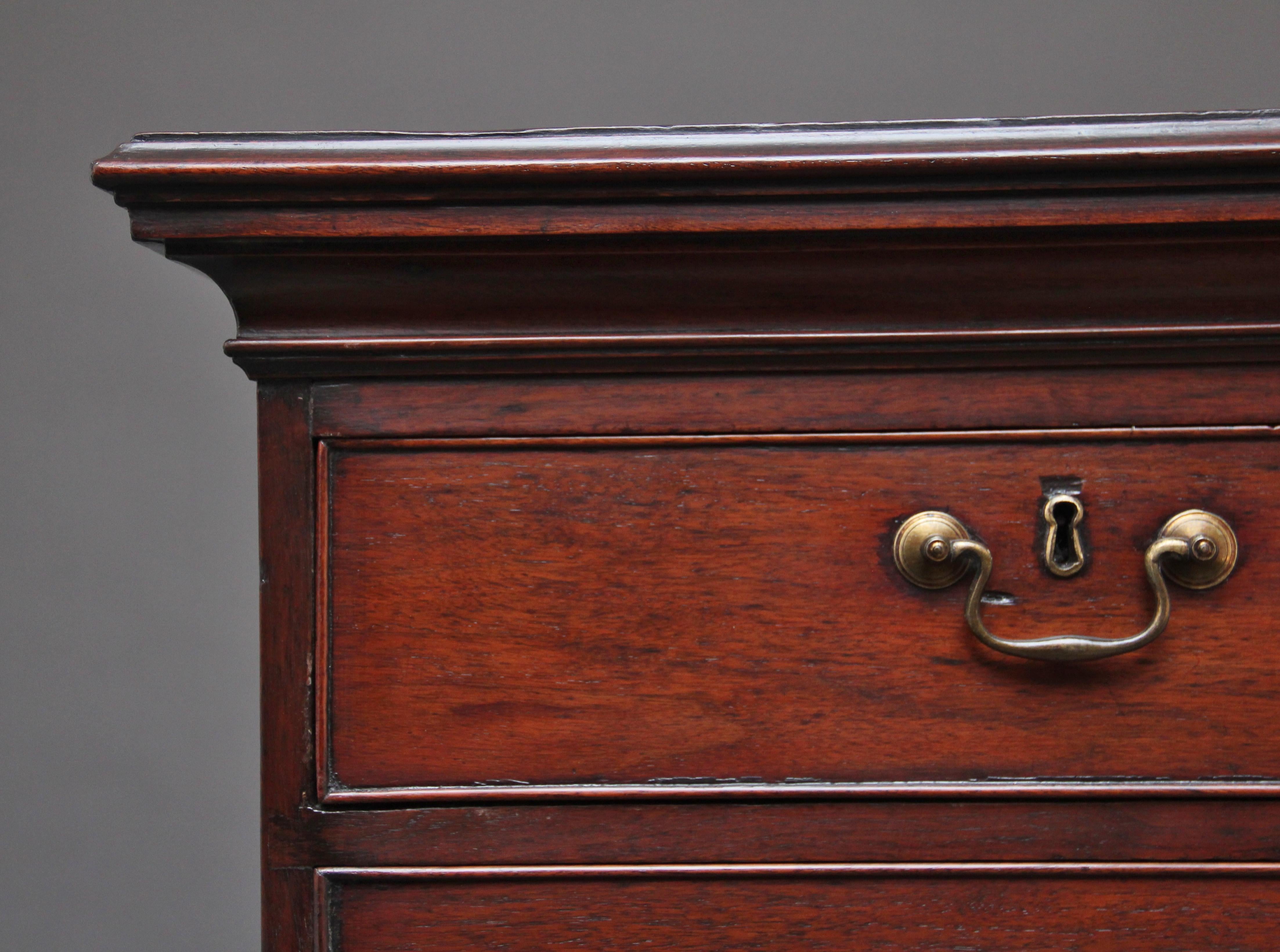 British 18th Century Mahogany Chest on Chest