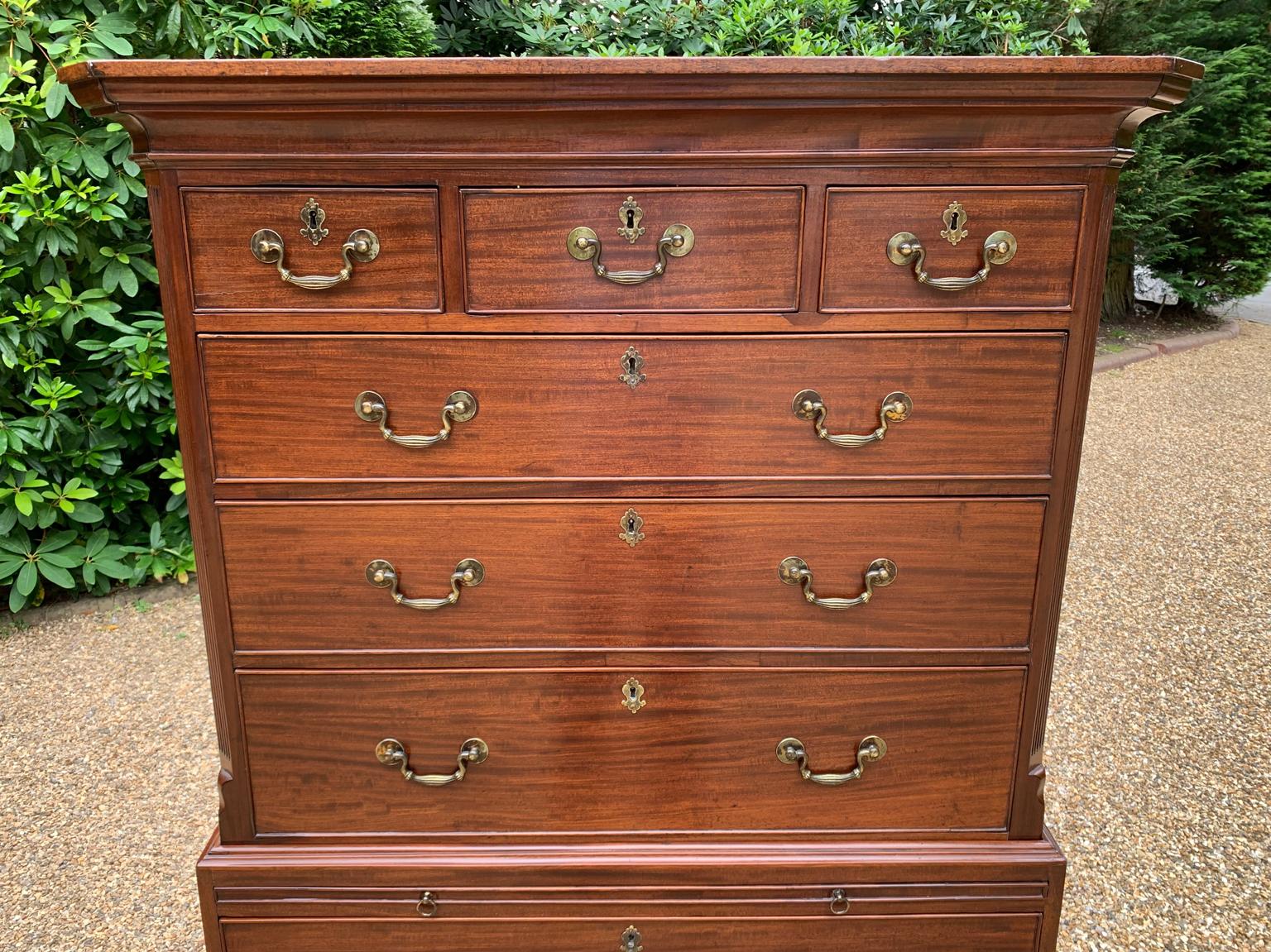 18th Century and Earlier 18th Century Mahogany Chest on Chest / Tallboy