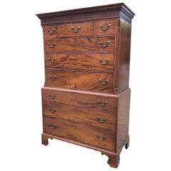 18th Century Mahogany Chest on Chest 'Tallboy'