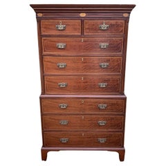 Commode en acajou du XVIIIe siècle (Tallboy)