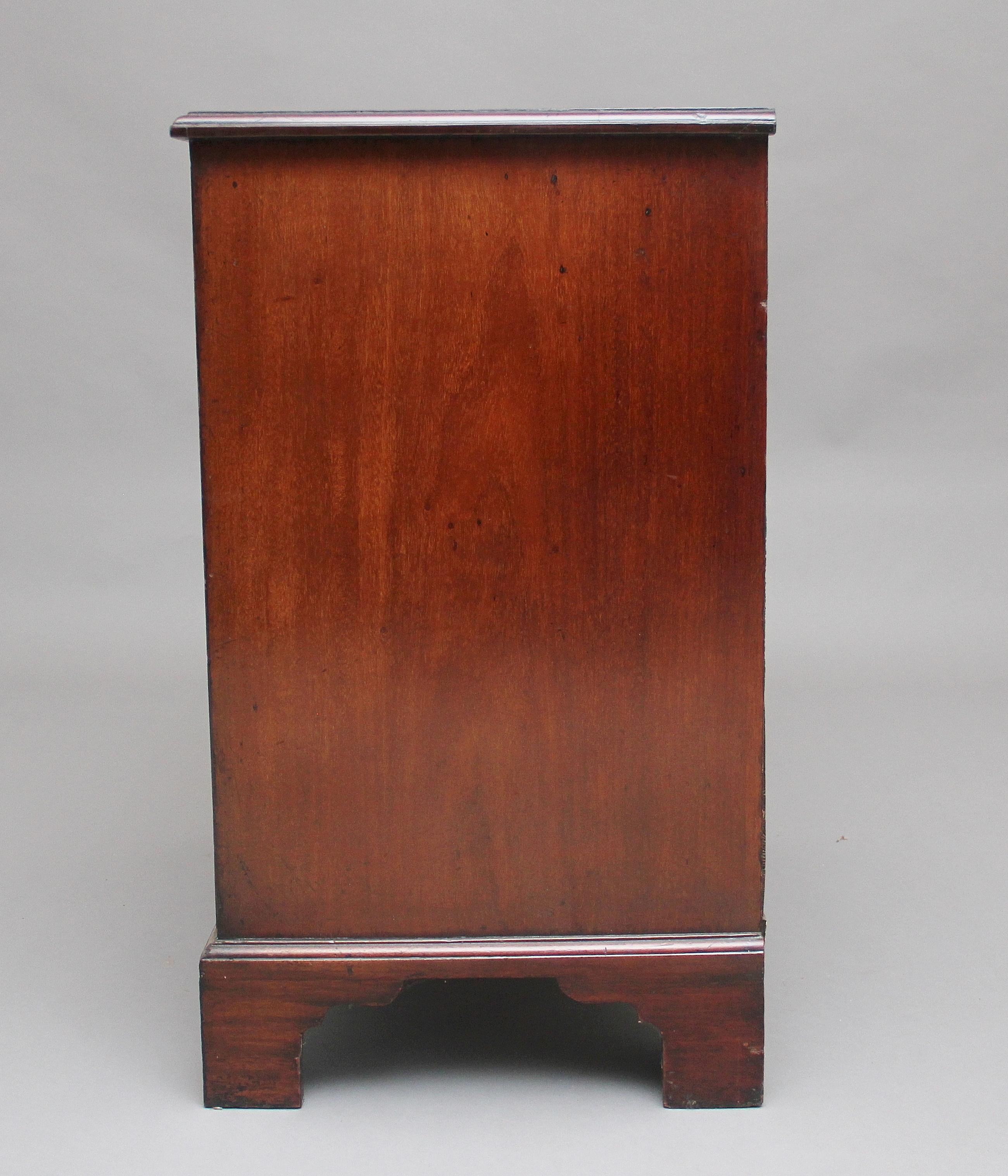 Late 18th Century 18th Century Mahogany Chest with Slide