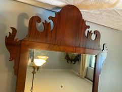 18th Century Mahogany Chippendale Mirror