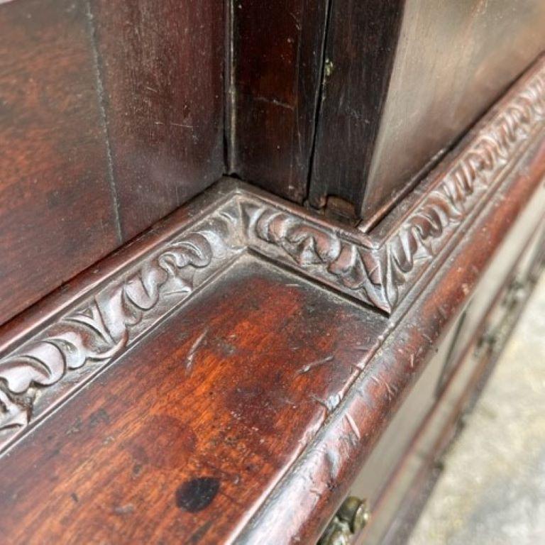 18th Century Mahogany Chippendale-Period Press Cupboard For Sale 4