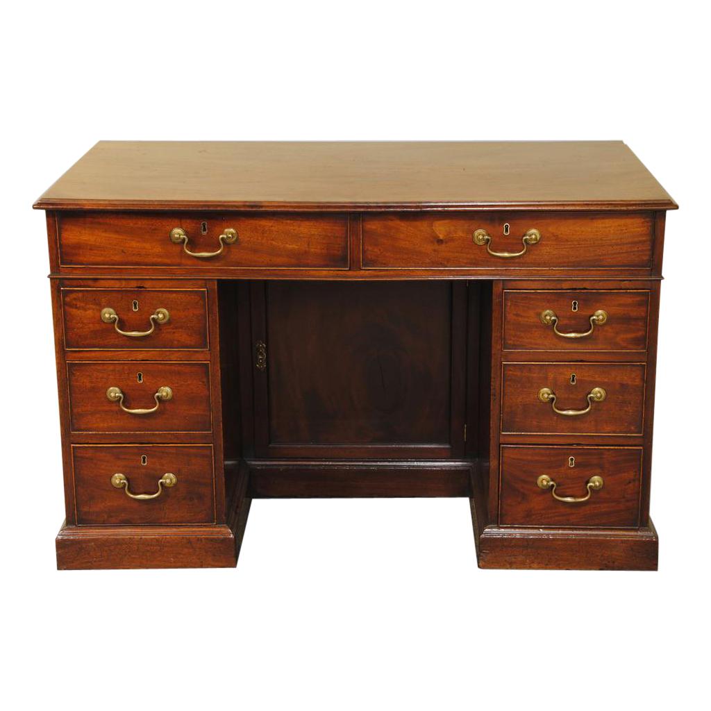 18th Century Mahogany Desk For Sale