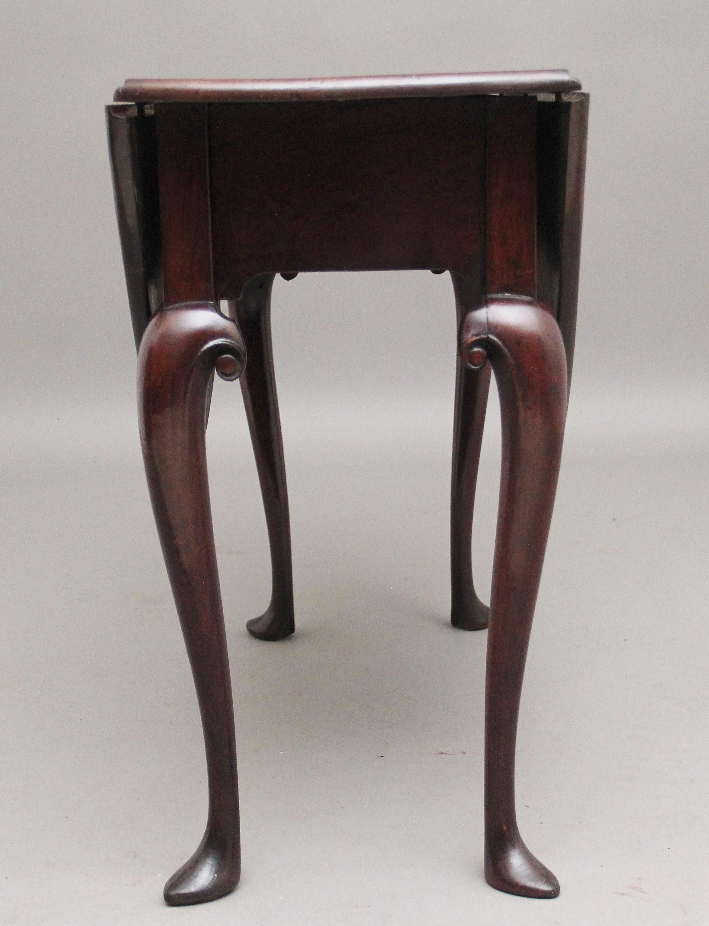 18th Century Mahogany Drop Leaf Table from the Georgian Period 2
