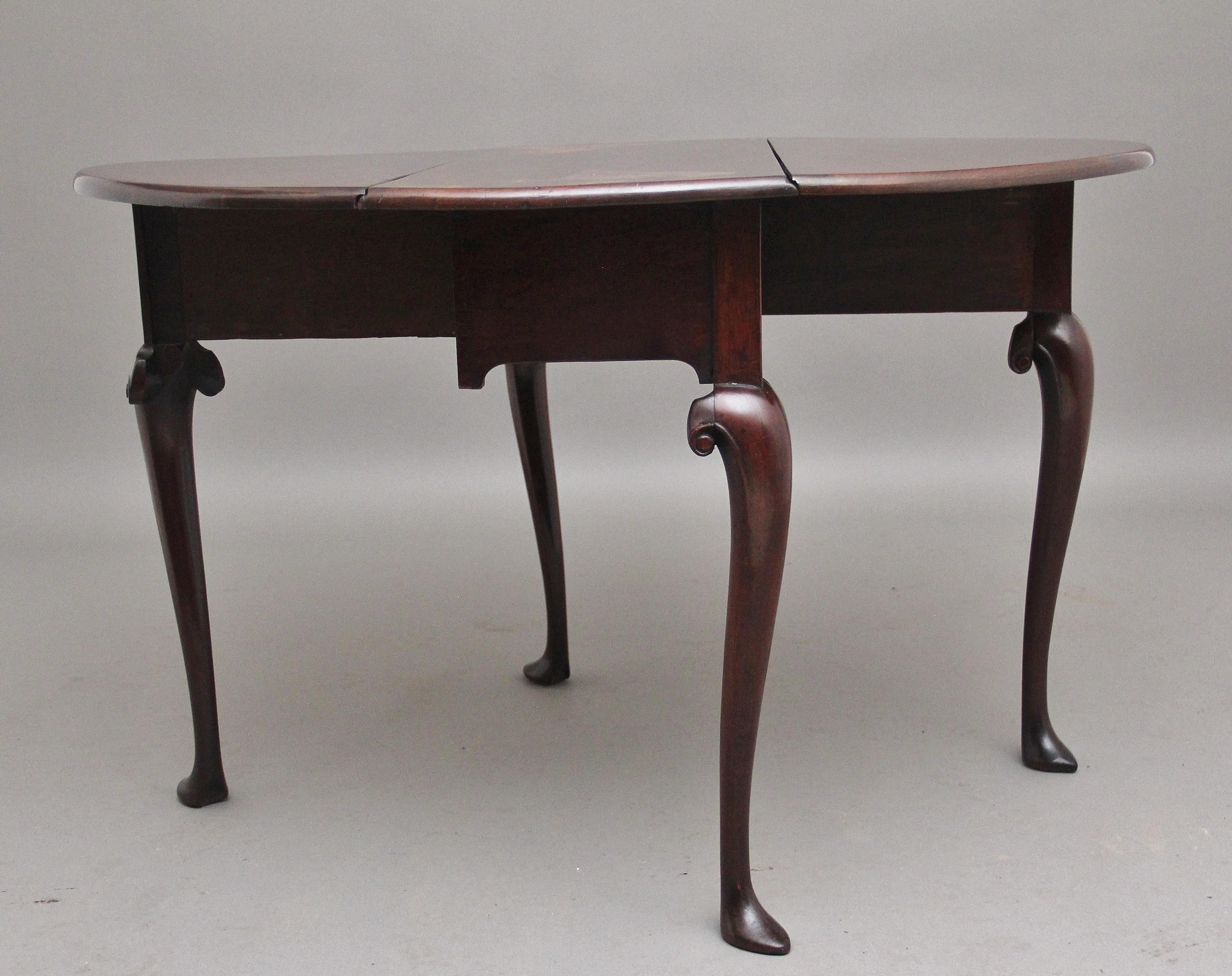 18th Century Mahogany Drop Leaf Table from the Georgian Period 3