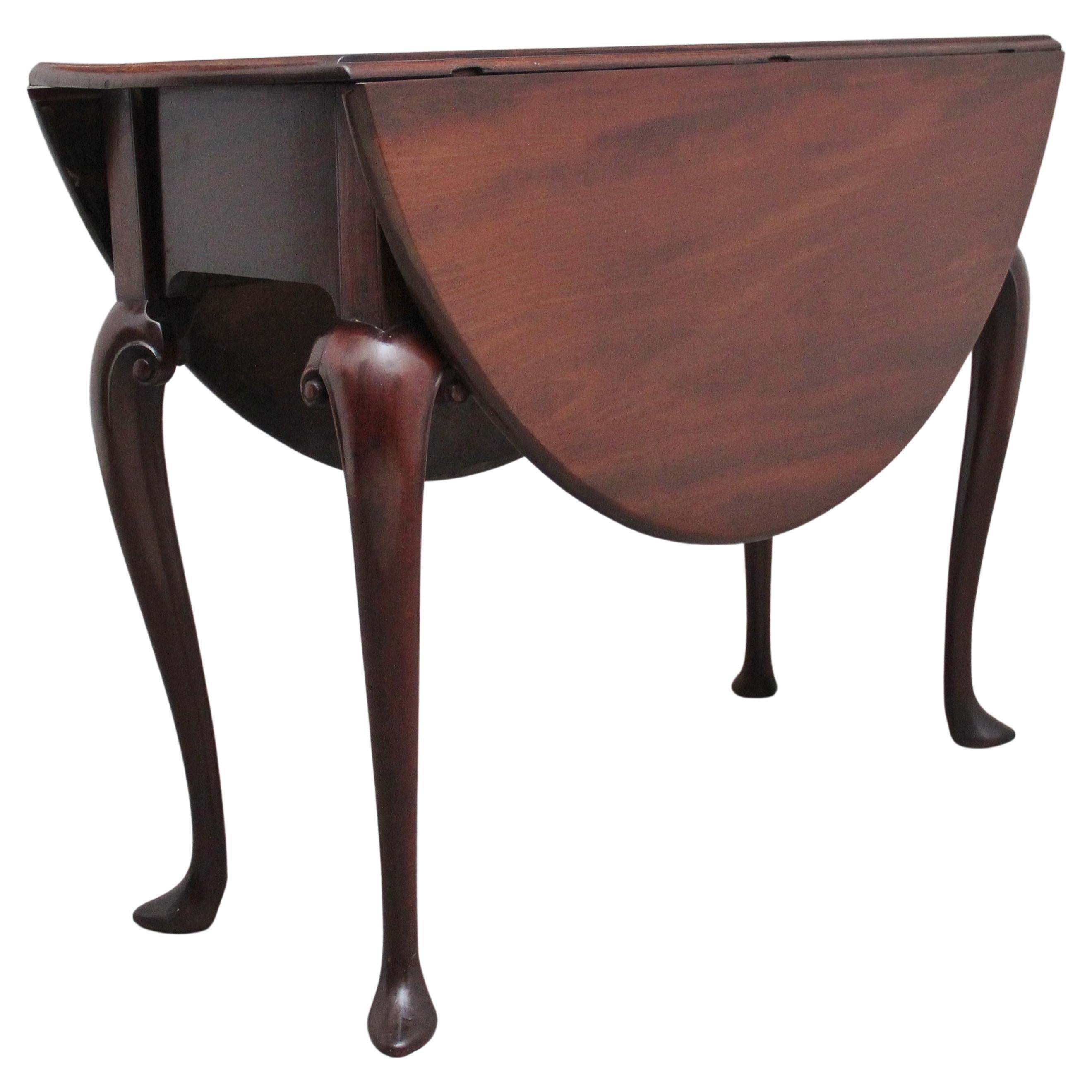 18th Century Mahogany Drop Leaf Table from the Georgian Period