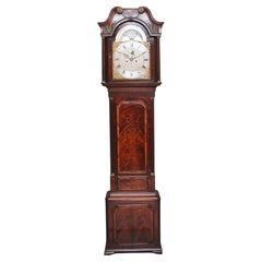 18th Century Mahogany Eight Day Long Case Clock by Henry Cross of Bristol