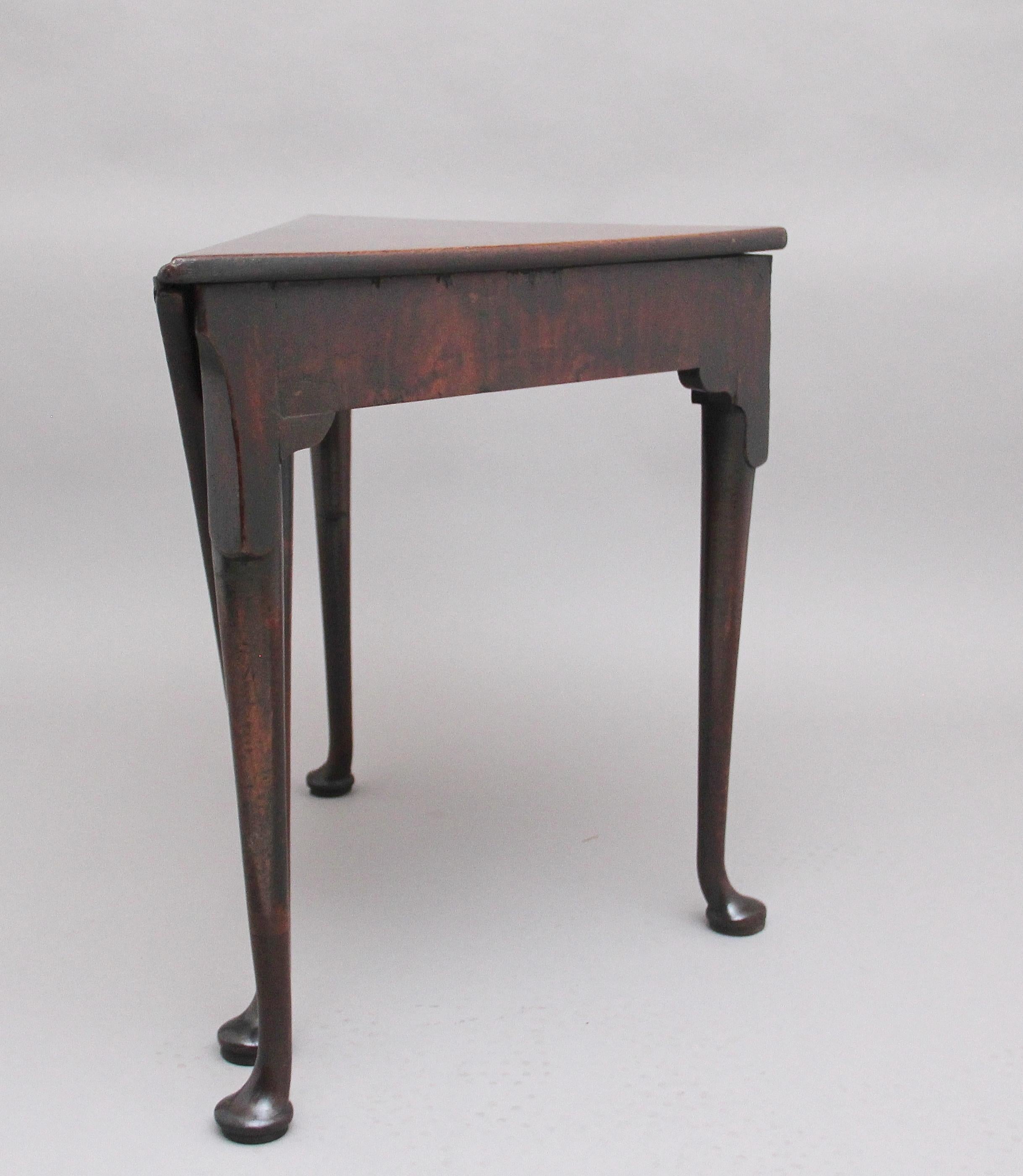 British 18th Century Mahogany Envelope Table